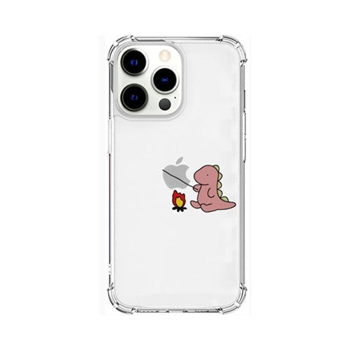 AKAN ソフトタフケース for iPhone 13 Pro たき火 ピンク AK21003i13P