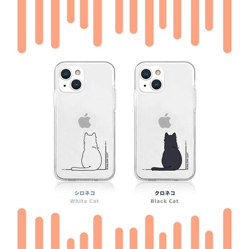AKAN ソフトクリアケース for iPhone 13 Pro KURONEKO AK21019i13P