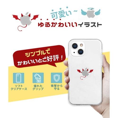AKAN ソフトクリアケース for iPhone 13 Pro 天使 AK21020i13P