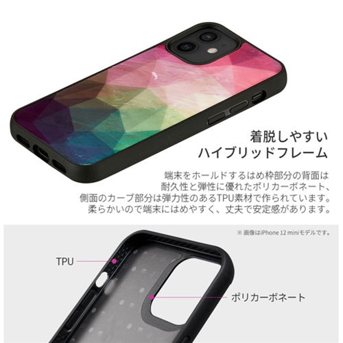 ikins 天然貝ケース for iPhone 13 mini Water flower  I21041i13MN