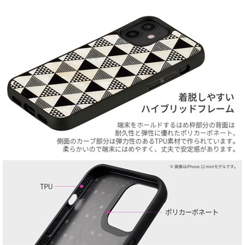 ikins 天然貝ケース for iPhone 13 Pyramid I21059i13