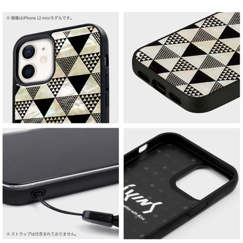 ikins 天然貝ケース for iPhone 13 Pyramid I21059i13
