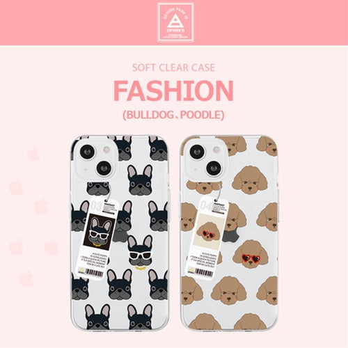 dparks ソフトクリアケース for iPhone 13 mini ハートテディ DS21114i13MN