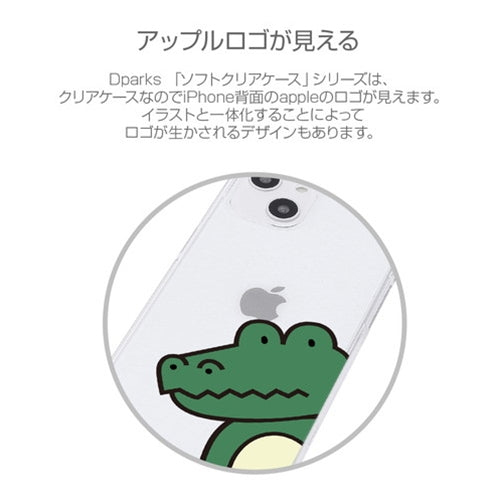 dparks ソフトクリアケース for iPhone 13 パンダ DS21161i13