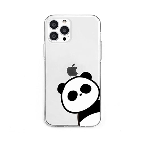 dparks ソフトクリアケース for iPhone 13 Pro パンダ DS21194i13P