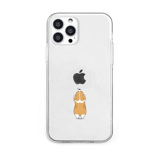 dparks ソフトクリアケース iPhone 13 Pro Max イヌ DS21210i13PM