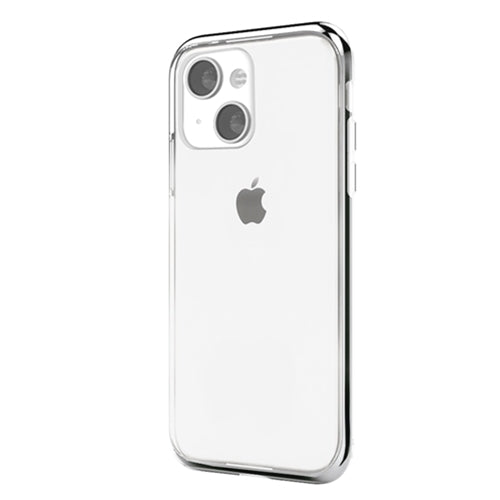 motomo INO LINE INFINITY CLEAR CASE for iPhone 13 Pro Chrome Silver MT21583i13PSV