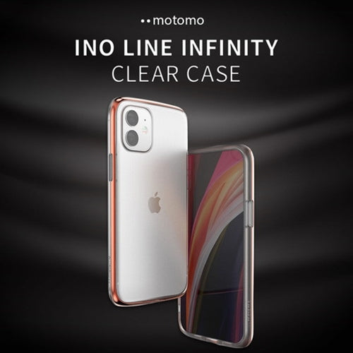 motomo INO LINE INFINITY CLEAR CASE for iPhone 13 Pro Chrome Silver MT21583i13PSV