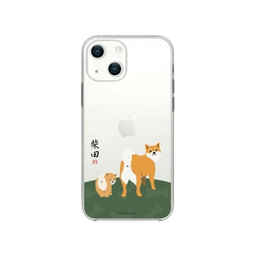 abbi FRIENDS しばたさんソフトクリアケース for iPhone 13 mini パトロール ABF21708i13MN