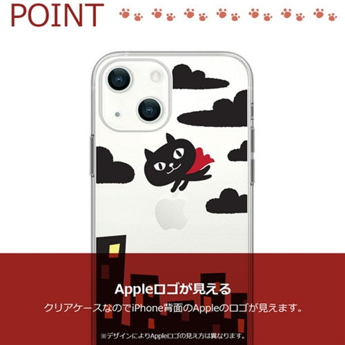 abbi FRIENDS ネコマンジュウソフトクリアケース for iPhone 13 mini 星に願いを ABF21709i13MN