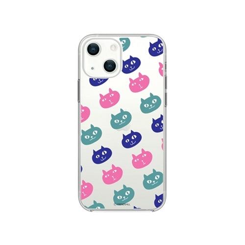abbi FRIENDS ネコマンジュウソフトクリアケース for iPhone 13 mini ネコマンジュウパターン ABF21712i13MN
