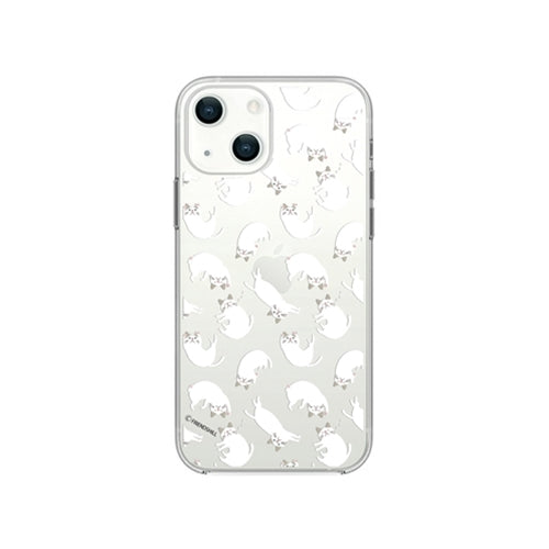 abbi FRIENDS ターチャンソフトクリアケース for iPhone 13 mini パターン ABF21715i13MN
