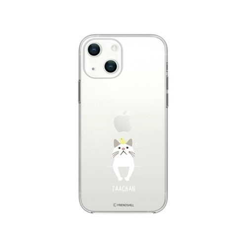 abbi FRIENDS ターチャンソフトクリアケース for iPhone 13 mini 仲良し ABF21717i13MN