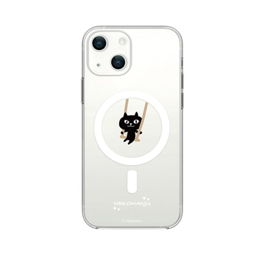 abbi FRIENDS ネコマンジュウMagSafe対応クリアケース for iPhone 13 ブランコ ABF21724i13