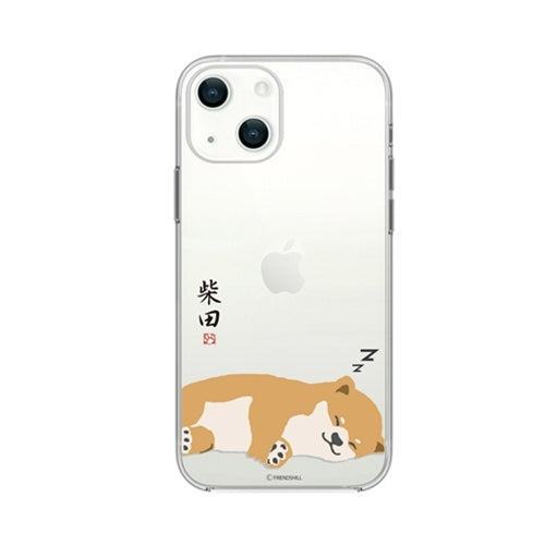 abbi FRIENDS しばたさんソフトクリアケース for iPhone 13 昼寝 ABF21729i13