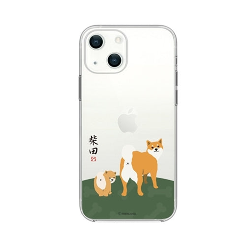 abbi FRIENDS しばたさんソフトクリアケース for iPhone 13 パトロール ABF21733i13