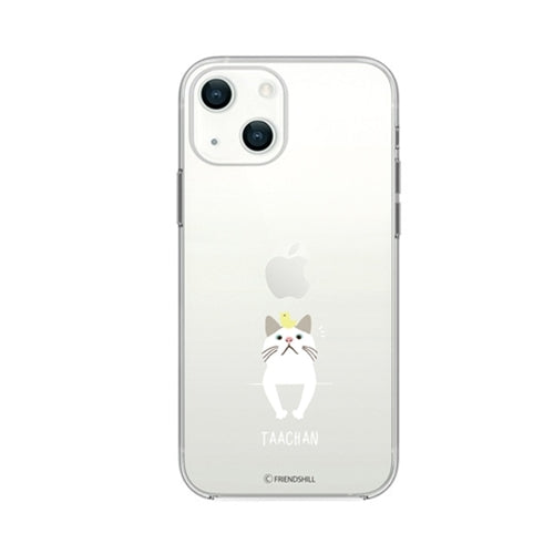 abbi FRIENDS ターチャンソフトクリアケース for iPhone 13 仲良し ABF21742i13