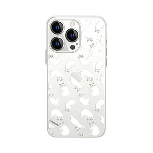 abbi FRIENDS ターチャンソフトクリアケース for iPhone 13 Pro パターン ABF21765i13P
