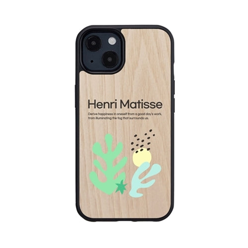 ikins 天然木ケース for iPhone 13 HENRI MATISSE 3 I21771i13
