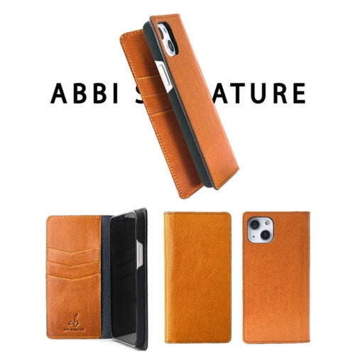 abbi SIGNATURE PIERROT LUX イタリアンレザーダイアリーケース for iPhone 13 レッド ABS21795i13RD