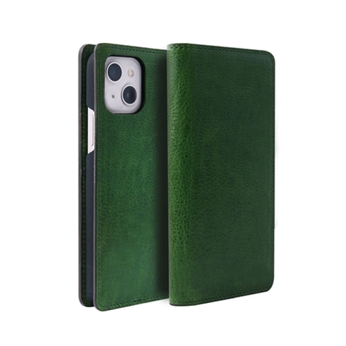 abbi SIGNATURE PIERROT LUX イタリアンレザーダイアリーケース for iPhone 13 グリーン ABS21796i13GR