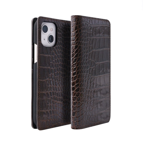 abbi SIGNATURE LIPARI イタリアンレザーダイアリーケース for iPhone 13 ダークブラウン ABS21802i13BR