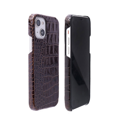abbi SIGNATURE LIPARI イタリアンレザーバックカバー for iPhone 13  ダークブラウン ABS21807i13BR