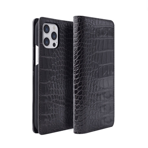 abbi SIGNATURE LIPARI イタリアンレザーダイアリーケース for iPhone 13 Pro ブラック ABS21814i13PBK