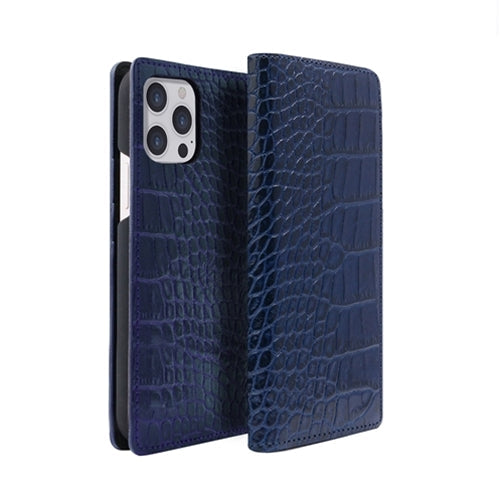 abbi SIGNATURE LIPARI イタリアンレザーダイアリーケース for iPhone 13 Pro ネイビー ABS21815i13PNV