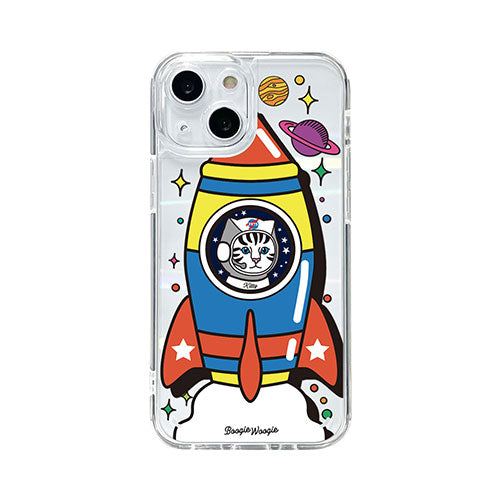 BOOGIE WOOGIE ブギウギ オーロラケース for iPhone 13 mini Kitty Rocket BW21991i13MN