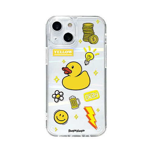 BOOGIE WOOGIE ブギウギ オーロラケース for iPhone 13 mini Yellow BW21993i13MNYL