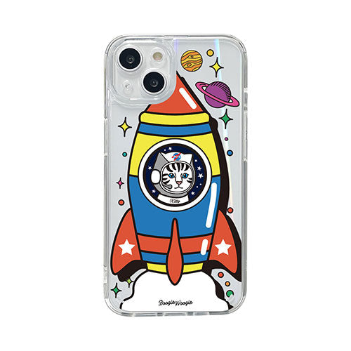 BOOGIE WOOGIE ブギウギ オーロラケース for iPhone 13 Kitty Rocket BW21999i13