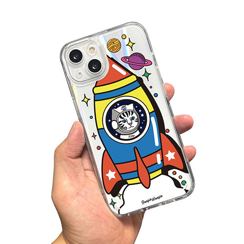 BOOGIE WOOGIE ブギウギ オーロラケース for iPhone 13 Kitty Rocket BW21999i13