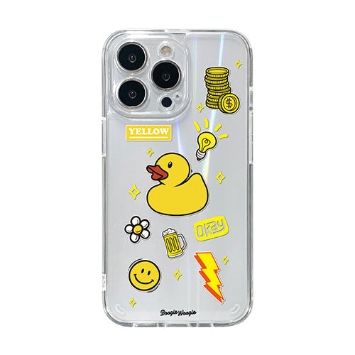 BOOGIE WOOGIE ブギウギ オーロラケース for iPhone 13 Pro Yellow BW22009i13PYL