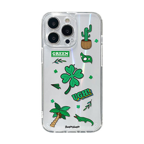 BOOGIE WOOGIE ブギウギ オーロラケース for iPhone 13 Pro Green BW22010i13PGN