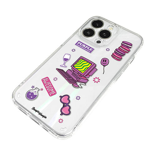 BOOGIE WOOGIE ブギウギ オーロラケース for iPhone 13 Pro Purple BW22012i13PPL