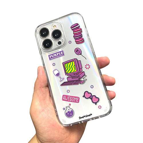 BOOGIE WOOGIE ブギウギ オーロラケース for iPhone 13 Pro Purple BW22012i13PPL