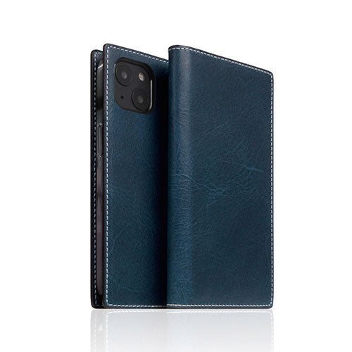 SLG Design Badalassi Wax case for iPhone 13 手帳型ケース グリーン SD22101i13GR