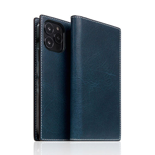 SLG Design Badalassi Wax case for iPhone 13 Pro Max 手帳型ケース グリーン SD22135i13PMGR