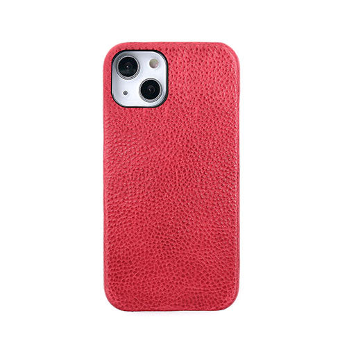 abbi SIGNATURE PIERROT LUX ピエロラックス イタリアンレザーバックカバー for iPhone 13 レッド ABS22310i13
