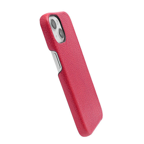 abbi SIGNATURE PIERROT LUX ピエロラックス イタリアンレザーバックカバー for iPhone 13 レッド ABS22310i13