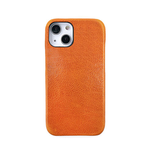 abbi SIGNATURE PIERROT LUX ピエロラックス イタリアンレザーバックカバー for iPhone 13 タン ABS22312i13