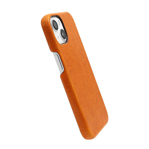 abbi SIGNATURE PIERROT LUX ピエロラックス イタリアンレザーバックカバー for iPhone 13 タン ABS22312i13