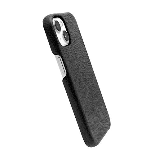 abbi SIGNATURE BELUGA ベルーガ イタリアンレザーバックカバー for iPhone 13 ブラック ABS22313i13