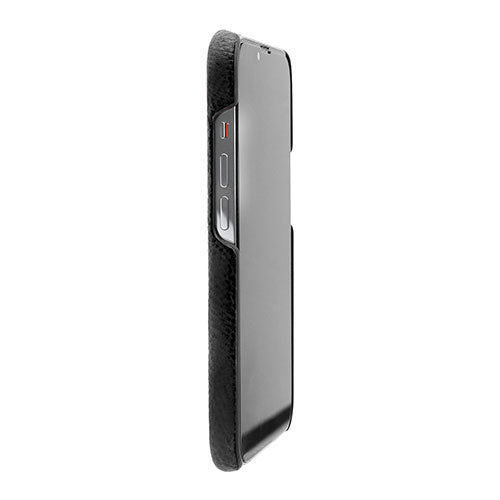abbi SIGNATURE BELUGA ベルーガ イタリアンレザーバックカバー for iPhone 13 ブラック ABS22313i13