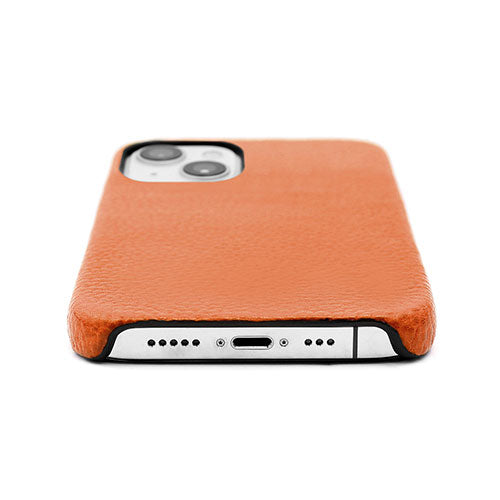 abbi SIGNATURE BELUGA ベルーガ イタリアンレザーバックカバー for iPhone 13 タン ABS22314i13