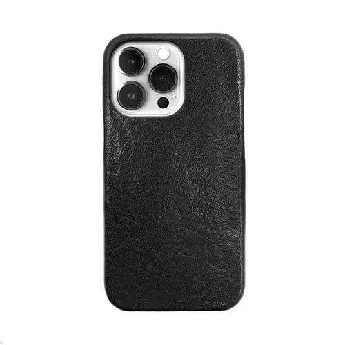 abbi SIGNATURE PIERROT LUX ピエロラックス イタリアンレザーバックカバー for iPhone 13 Pro ブラック ABS22315i13P