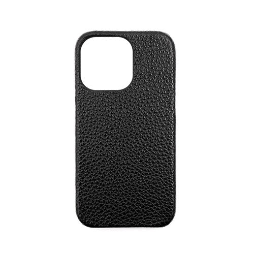 abbi SIGNATURE BELUGA ベルーガ イタリアンレザーバックカバー for iPhone 13 Pro ブラック ABS22319i13P