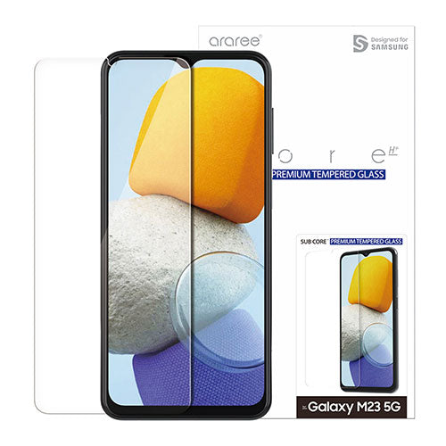 araree Galaxy M23 強化ガラスフィルム SUB CORE クリア AR22435GM23