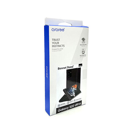 araree Galaxy S22 Ultra BONNET DIARY STAND ブラック AR22441S22UBK